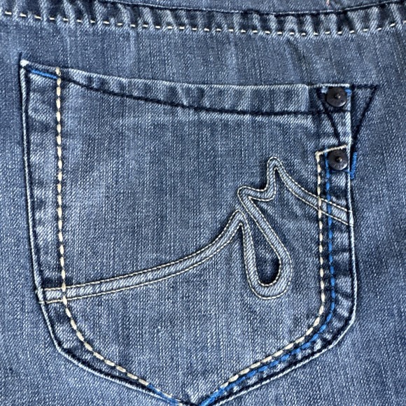 VTG Ecko UNLTD Shorts Mens 36 Blue Denim Baggy Wide Leg Jean Jorts Skater Y2K Bl - Picture 3 of 15